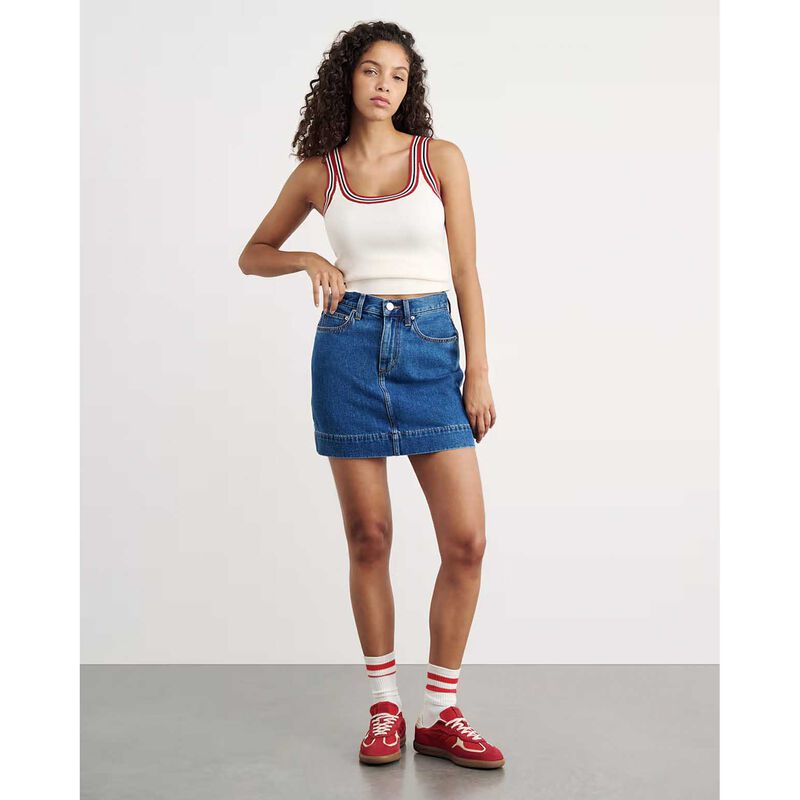 JAG Cora Denim Mini Skirt image number 3